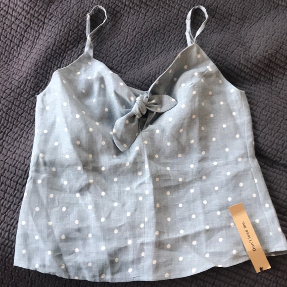 Reformation Strawberry top DewDrop spring linen - Picture 2 of 8